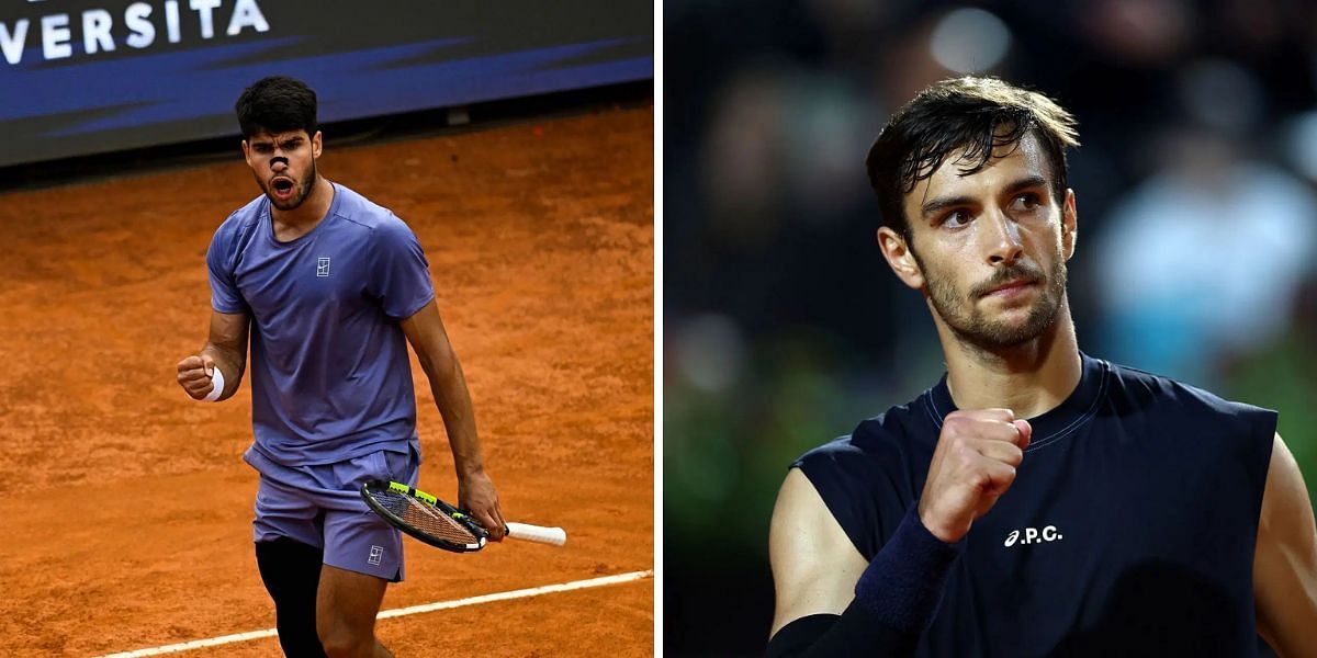 Carlos Alcaraz (L) vs Lorenzo Musetti (R) preview, (Source: Getty Images)