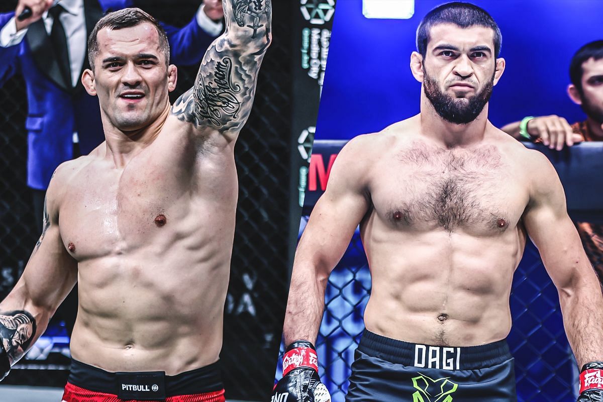 Roberto Soldic (left) and Dagi Arslanaliev (right). [Photos from ONE Championship]