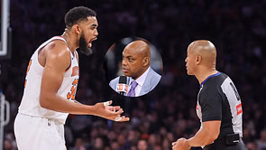 Charles Barkley confronts Karl-Anthony Towns over foul trouble - "Why do you be getting them dumb fouls?"