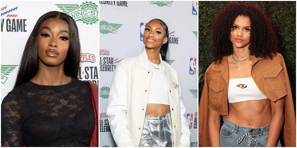 Rickea Jackson, Masai Russell and Rae Burrell