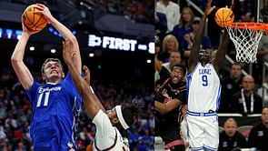 Top 10 tallest college stars in the NBA Draft Combine feat. Ryan Kalkbrenner, Khaman Maluach and more