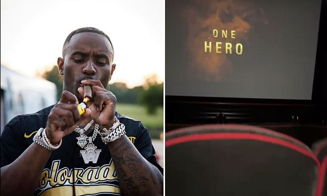 Deion Sanders' eldest son, Bucky, flexes his empire with solo movie night at home