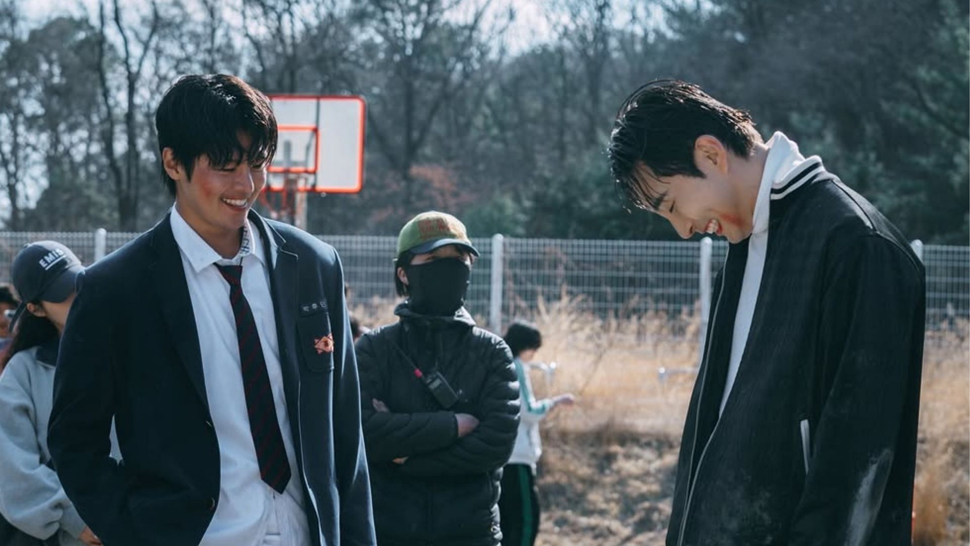 Park Hu-min aka Baku with Na Baek-jin (Image Via Instagram/@netflixkr)
