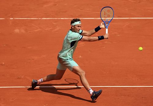 Casper Ruud during the 2025 French Open - Image Source: Getty