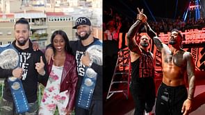 Naomi reacts to Jimmy Uso's message to Jey Uso after The Usos' latest WWE milestone
