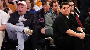Knicks owner James Dolan makes rare social media appearance alongside The Sopranos actor