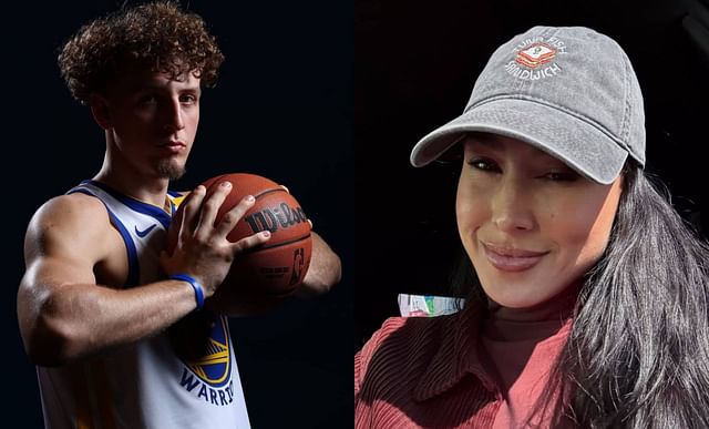 Brandin Podziemski and Meena Harris