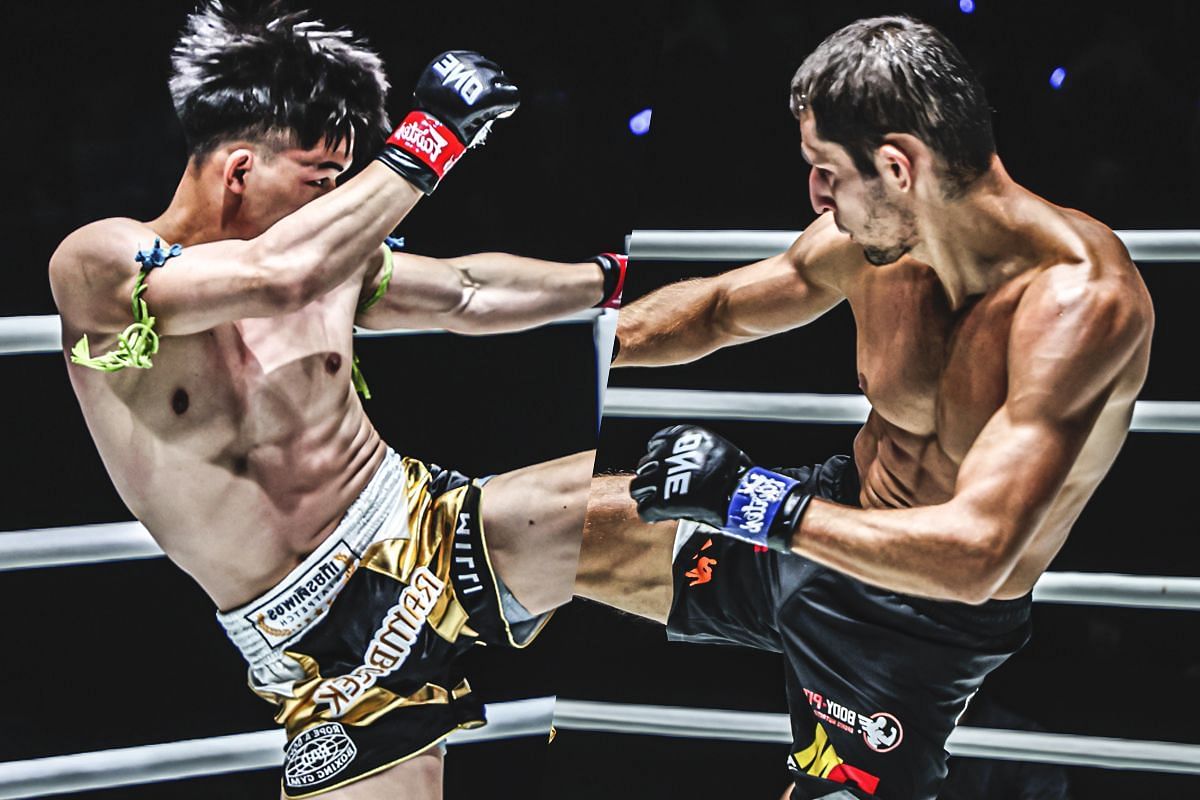 Rambolek Chor Alajaboon and Dmitrii Kovtun - Photo by ONE Championship