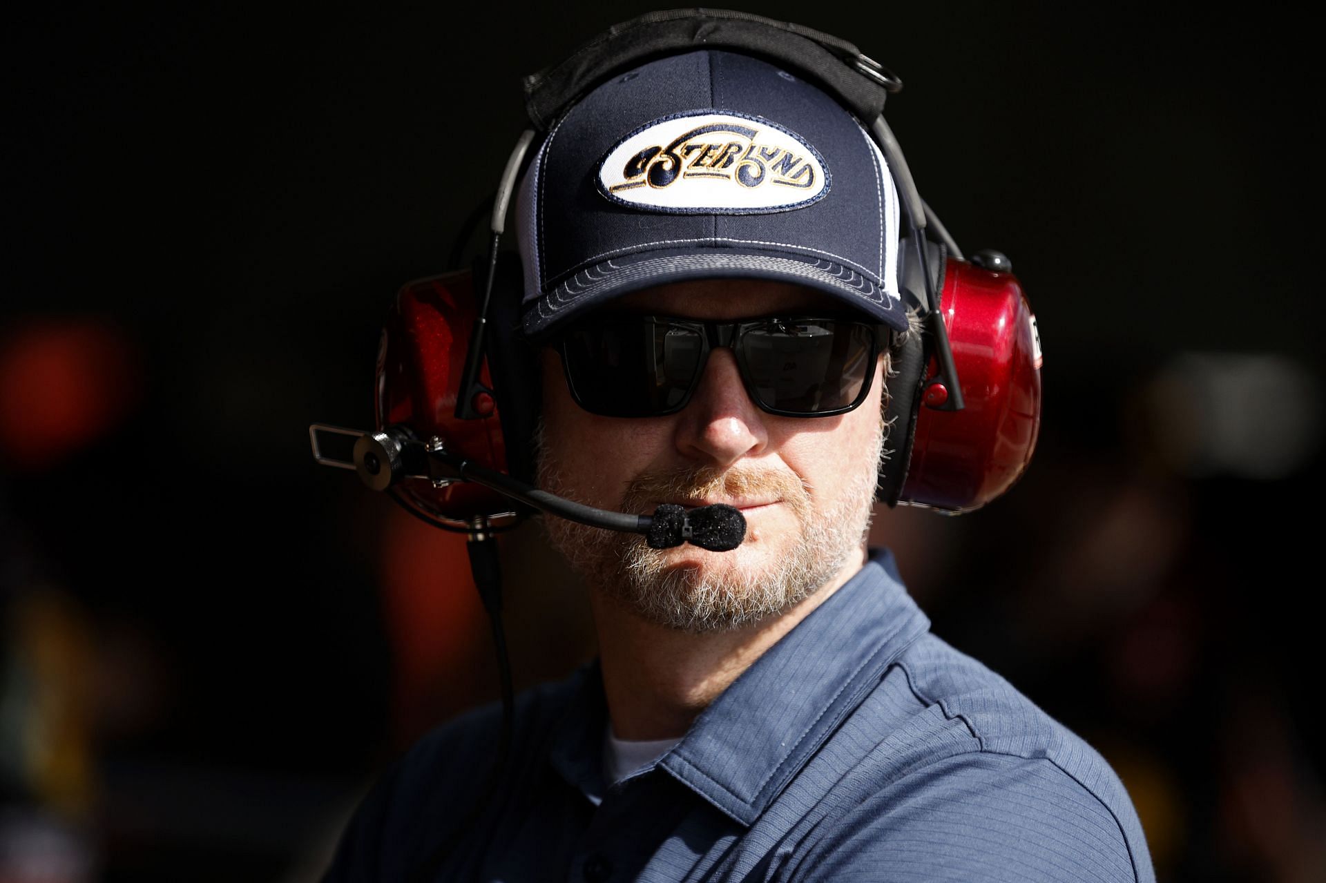 NASCAR Hall of Famer and JR Motorsports owner, Dale Earnhardt Jr. looks on during practice for the NASCAR Cup Series Daytona 500 - Source: Getty