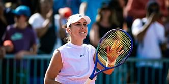 Belinda Bencic's baby daughter Bella turns workout buddy for Swiss star in pre-French Open training stint