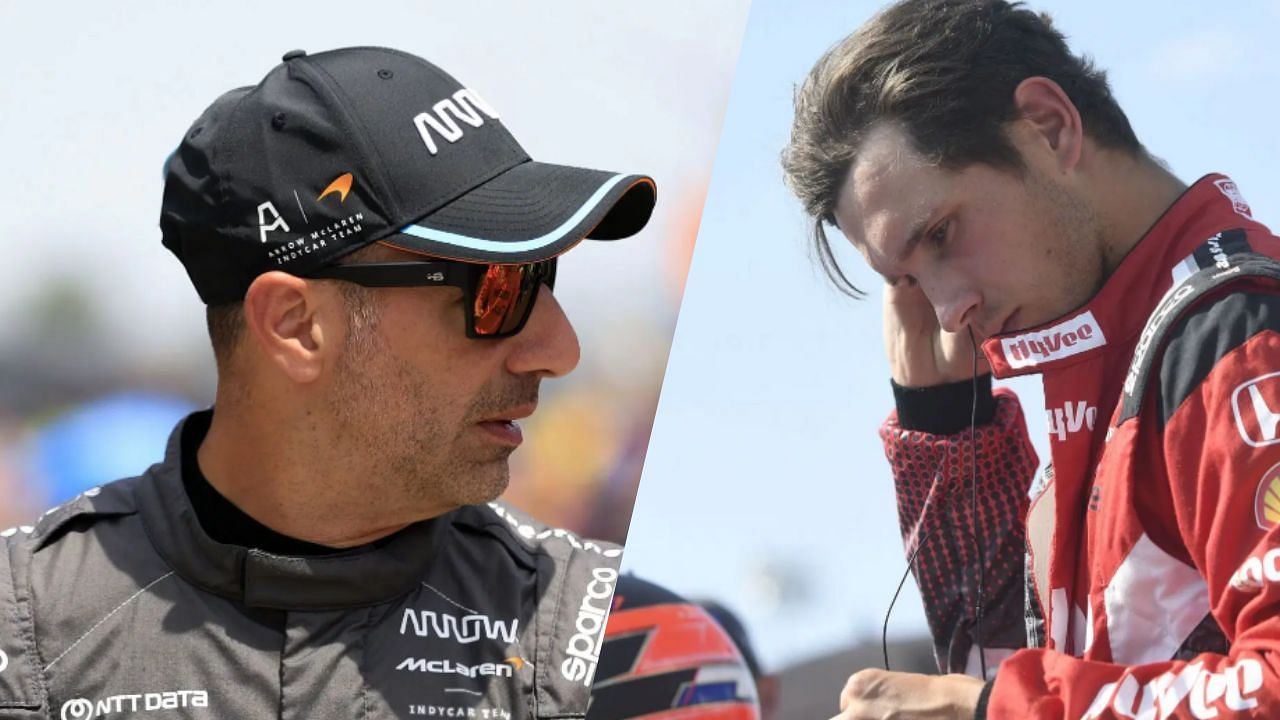 Tony Kanaan and Christian Lundgaard