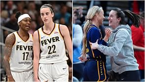 "Erica Wheeler will be missed" - Fever fans lose it after Caitlin Clark barks at official and Sophie Cunningham rushes in