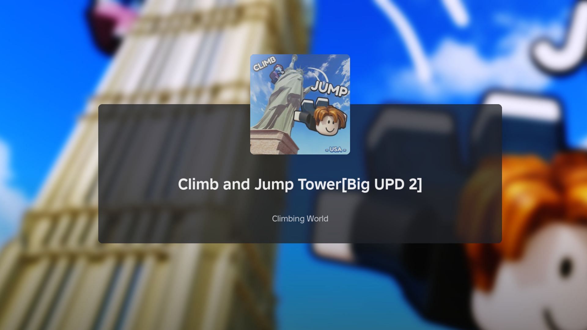Climb and Jump Tower loading screen