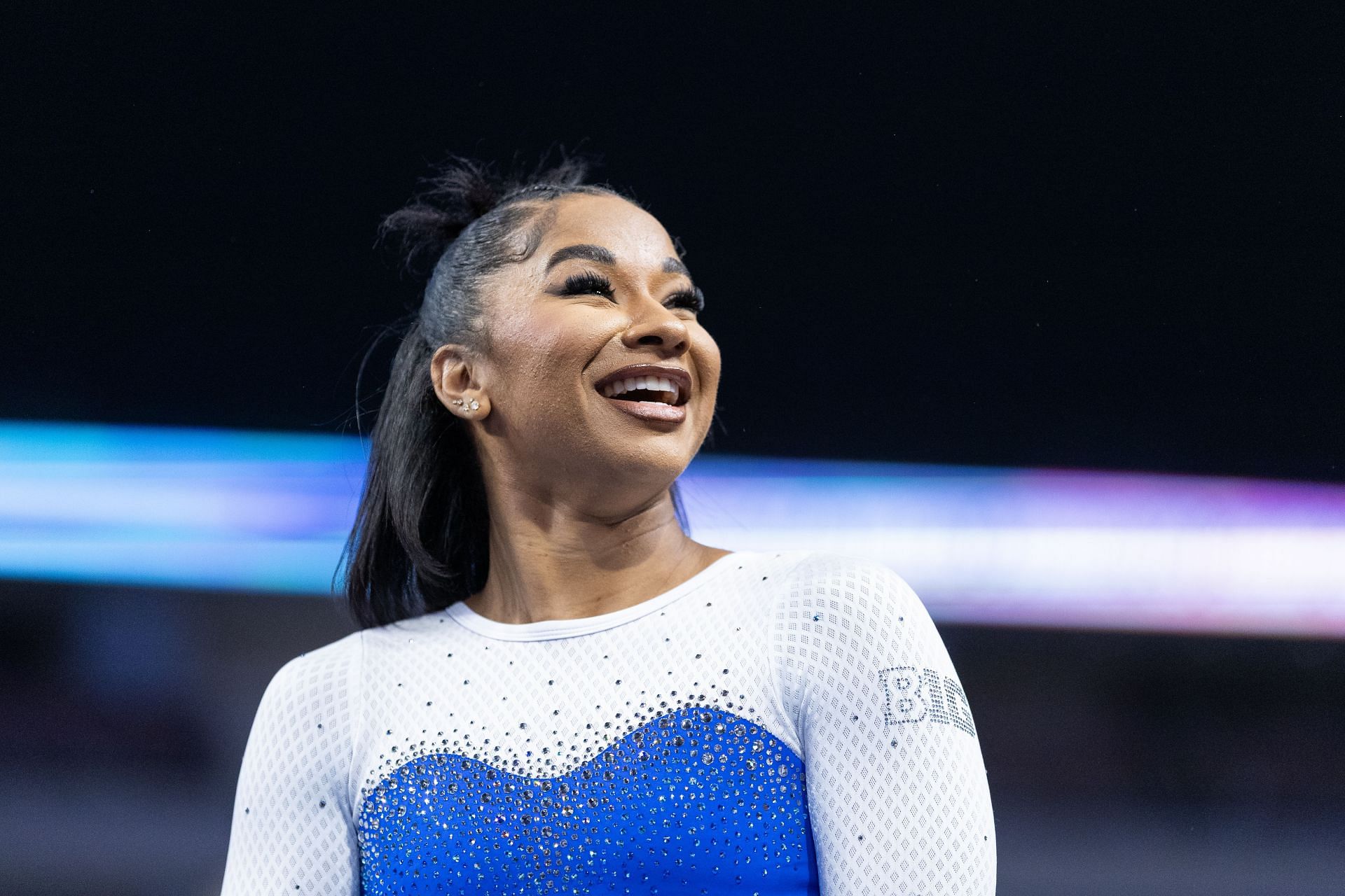 UCLA Bruins&#039; Jordan Chiles at the 2025 NCAA Women&#039;s Gymnastics Championships - Source: Getty