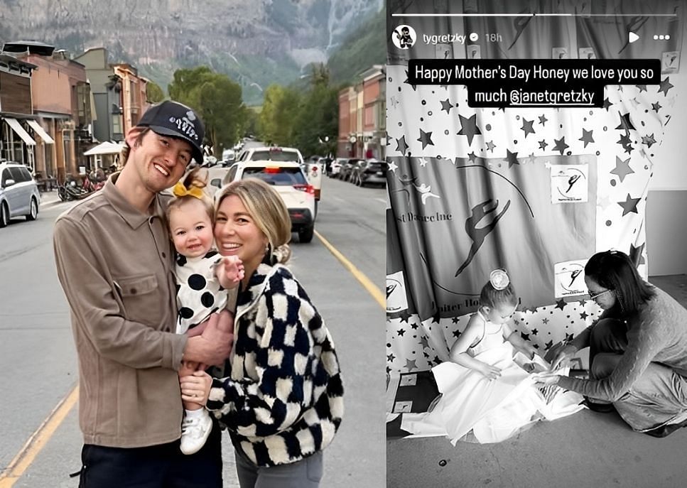 Wayne Gretzky son Ty Gretzky shared Mother&rsquo;s Day tributes to wife Sara and mom Janet (Source: instagram @tygretzky)