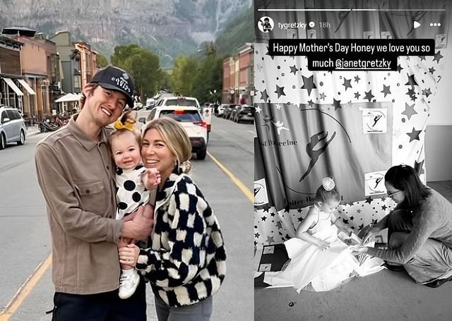 Wayne Gretzky son Ty Gretzky shared Mother&rsquo;s Day tributes to wife Sara and mom Janet (Source: instagram @tygretzky)