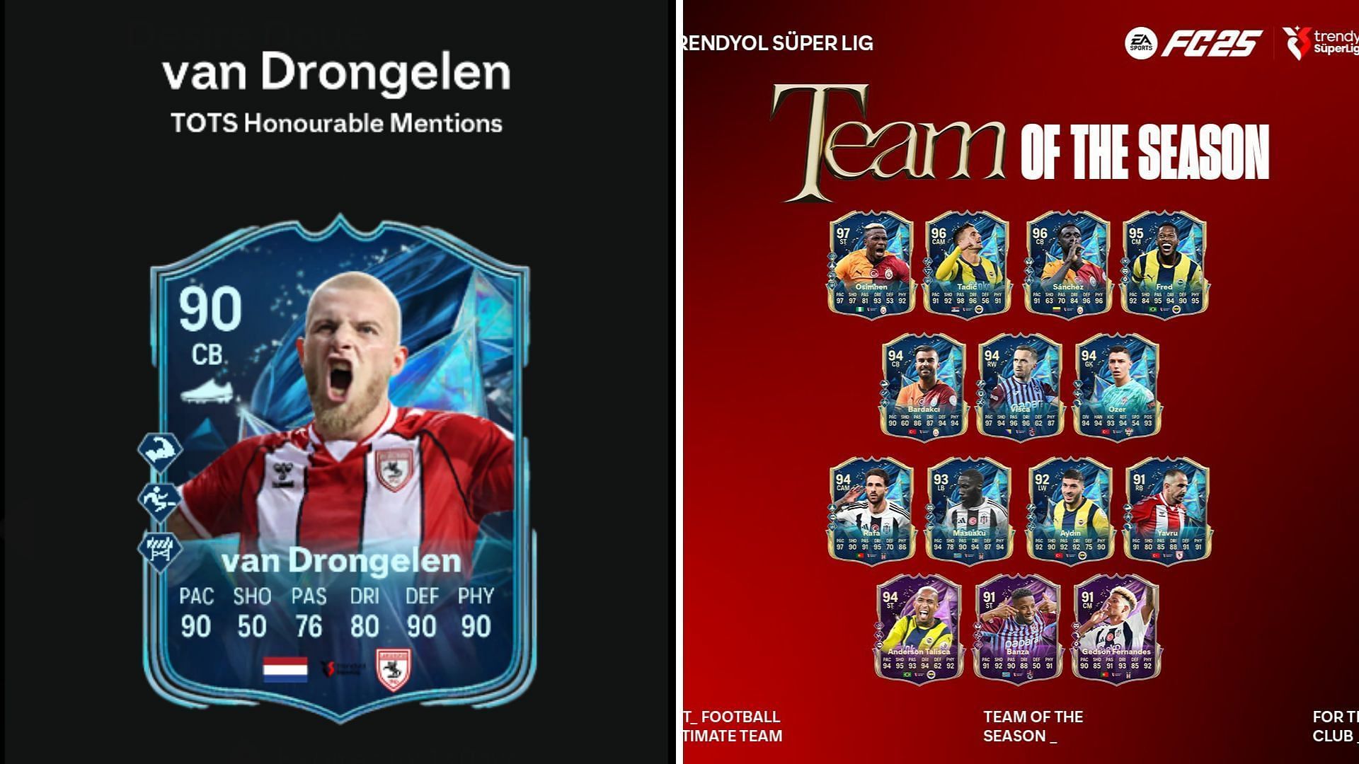 Van Drongelen TOTS HM SBC is now live (Image via EA Sports || Sportskeeda Gaming)