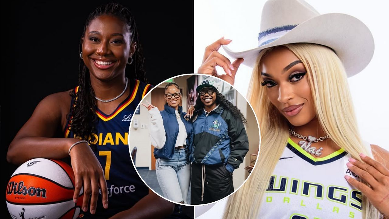 Aliyah Boston, DiJonai Carrington &amp; more show love as Arike Ogunbowale