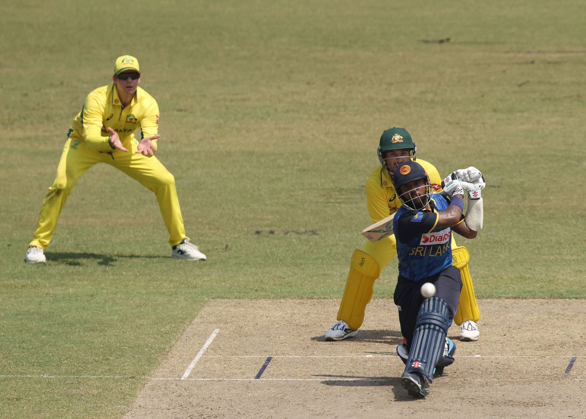 GALLE, SRI LANKA - FEBRUARY 14: Kusal Mendis of Sri Lanka bats during the ODI match between Sri Lanka and Australia at R. Premadasa Stadium on February 14, 2025 in Galle, Sri Lanka. (Photo by Buddhika Weerasinghe/Getty Images)