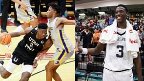 "You know why Giannis (Antetokounmpo) looks the way he is": $3.8 million NIL-valued AJ Dybantsa introduces BYU coaching and support staff