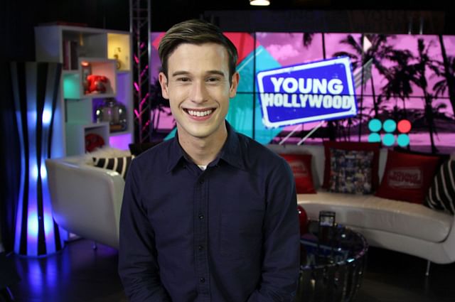 Tyler The Medium Visits Young Hollywood Studio - Source: Getty