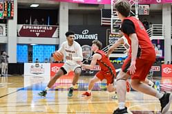 Northwestern signee Jake West reacts as Mark Pope's former Kentucky recruit Acaden Lewis joins Big East team