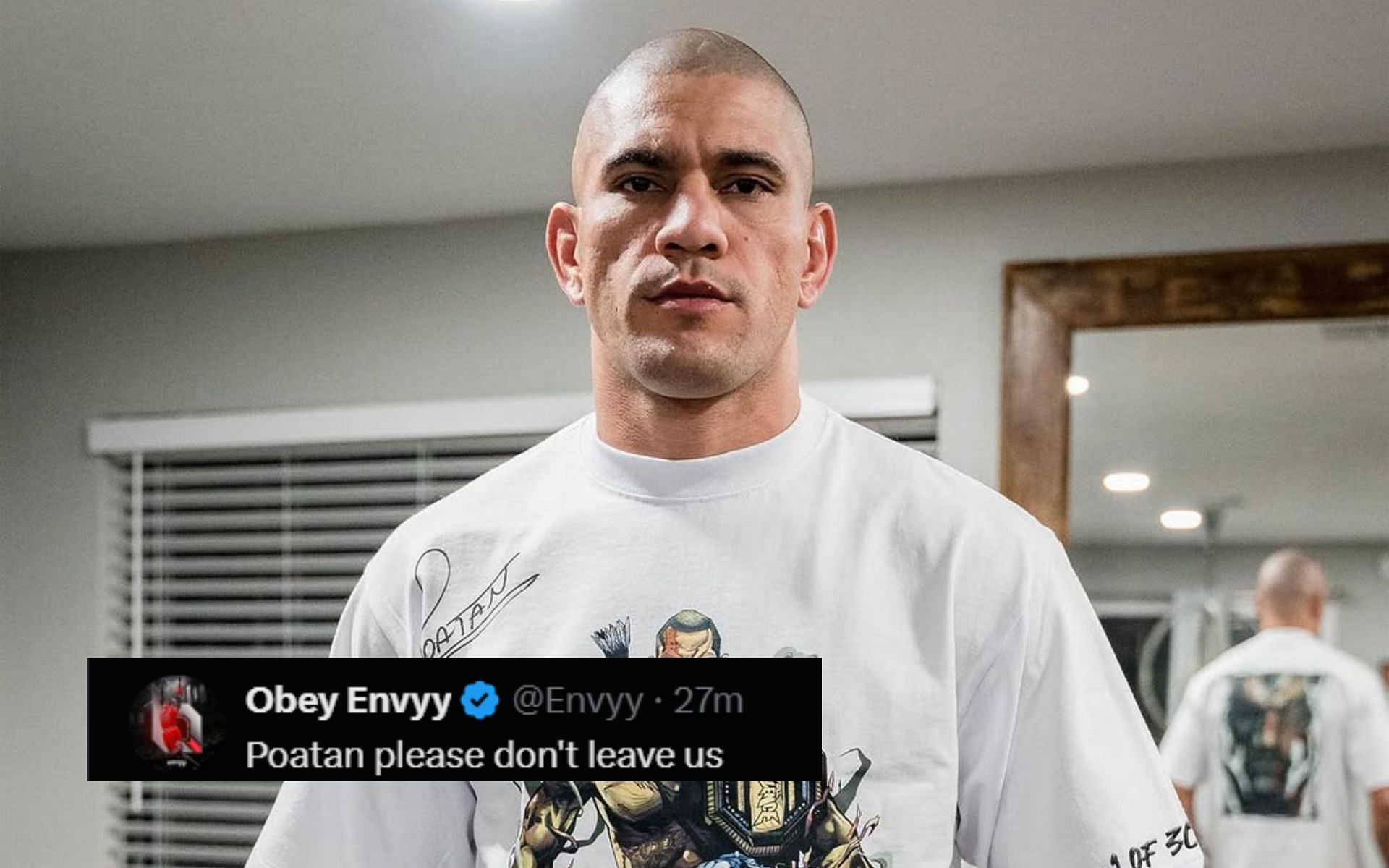 Alex Pereira has threatened to leave the UFC. [Image courtesy: @alexpoatanpereira on Instagram]