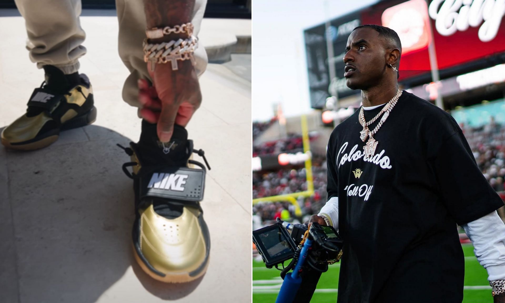 Deion Sanders Jr. hints at new sneakerline drop. (Image credit: Sanders Jr.