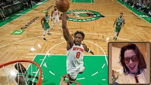 "OG cheatin on Suni he best be careful": Fans go wild after OG Anunoby shares Anne Hathaway's video