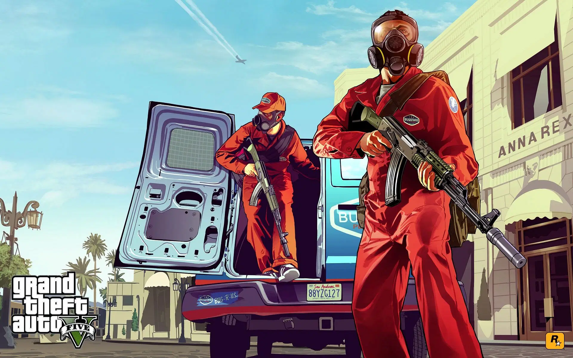 A promotional art of The Jewel Store Job (Image via Rockstar Games)
