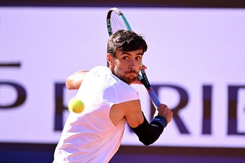 Musetti in action at the Internazionali BNL D'Italia 2025 (Image Source: Getty )