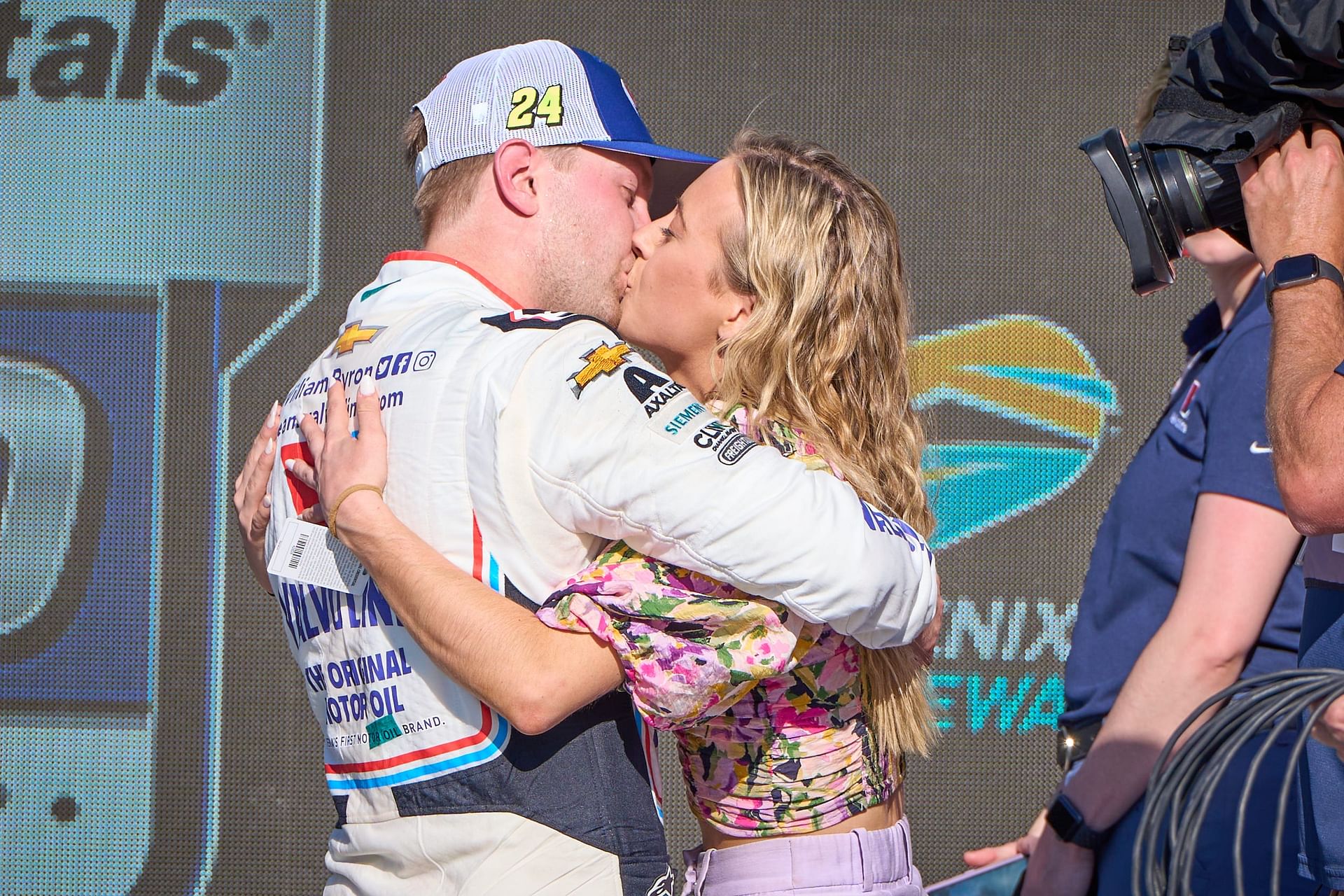 William Byron and Erin Blaney - Source: Imagn