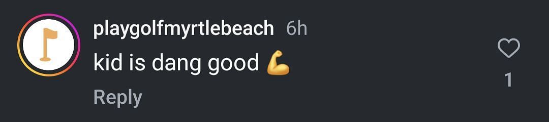 Fans react to Koivun&#039;s feat/IG: @pgatour