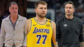 Luka Doncic spotted with JJ Redick and Rob Pelinka at Craig's ahead of Lakers superstar's $229M decision