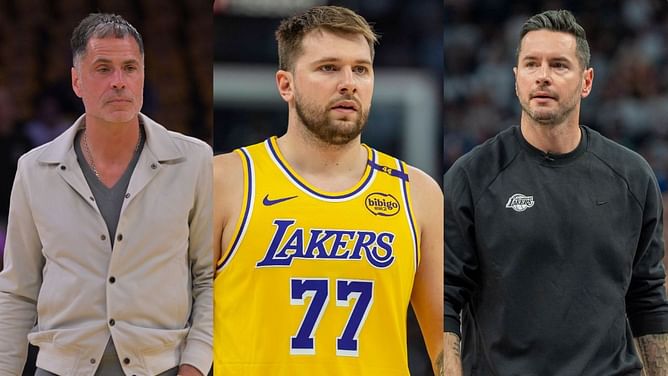 Luka Doncic spotted with JJ Redick and Rob Pelinka at Craig's ahead of Lakers superstar's $229M decision