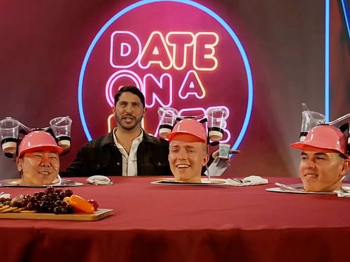 Contestants on Date On A Plate with Host Nicky Paris