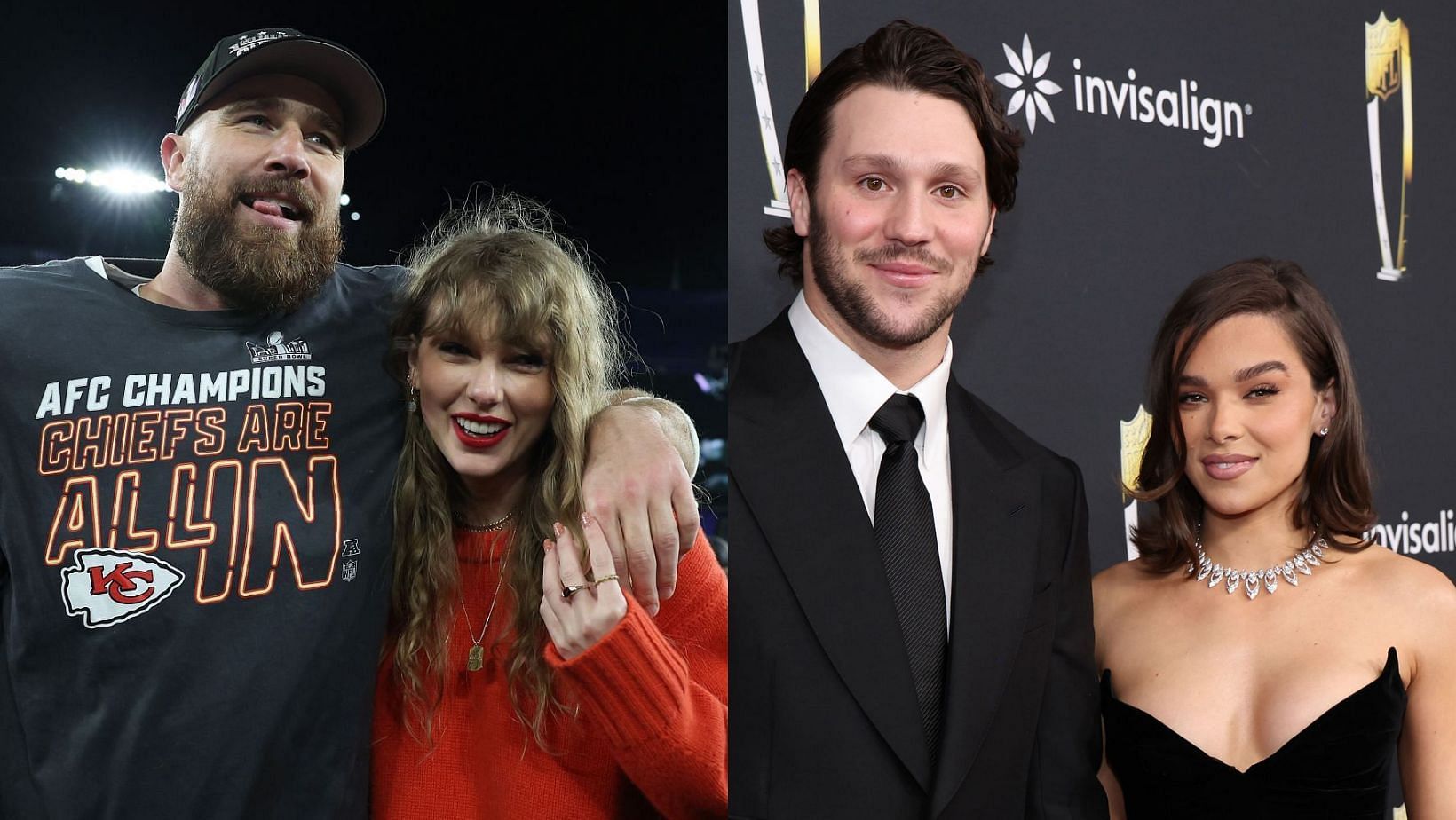 Josh Allen and Hailee Steinfeld don