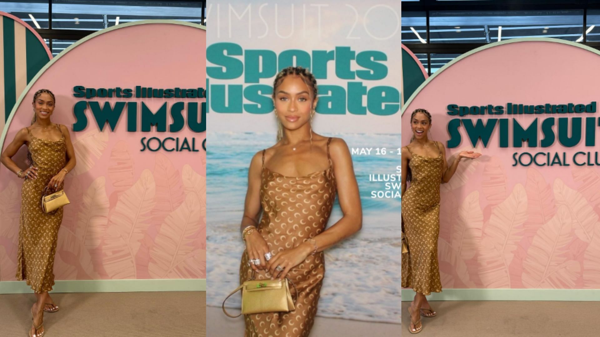 Jilly Anais followed up her Sports Illustrated launch appearance with another appearance at the social club. (Photos via Jilly Anais