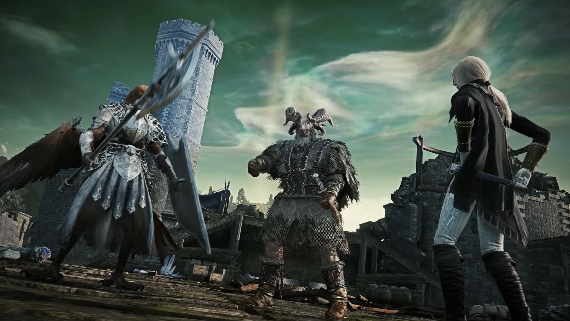 Three playable characters in Elden Ring Nightreign