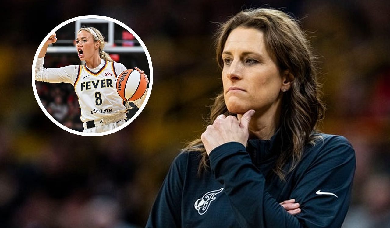 Indiana Fever coach Stephanie White jokes about Sophie Cunningham