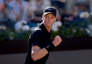 Jannik Sinner مشهور في مباراة 3R افتتح باللغة الإيطالية | مصدر الصورة: غيتي