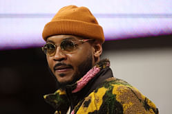 Carmelo Anthony delivers soul-stirring message on major homecoming as son, Kiyan, prepares to carry torch at Syracuse