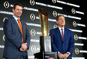 When ex Alabama HC Nick Saban jokingly accused Dabo Swinney of “disrespecting” his Alma mater
