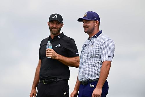 Bryson DeChambeau and Dustin Johnson (Source: Getty)