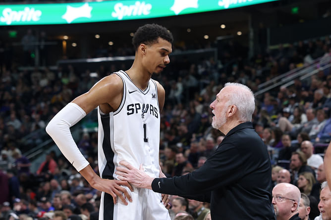 Victor Wembanyama gets emotional in heartfelt tribute to Gregg Popovich