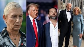 Martina Navratilova lashes out at Donald Trump's son speculating cover-up of Joe Biden's prostate cancer diagnosis by his wife