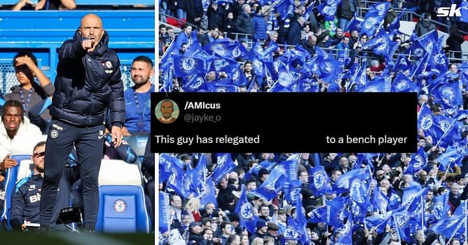 "He is getting sold", "Convinced he hates him" - Fans call out Maresca for leaving Chelsea star out of XI for Liverpool clash
