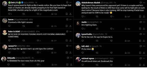 More fan reactions