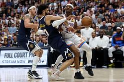 "The Denver masons brick after brick" - NBA fans erupt as Nuggets narrowly avoid setting halftime scoring disaster in Game 4 vs OKC Thunder