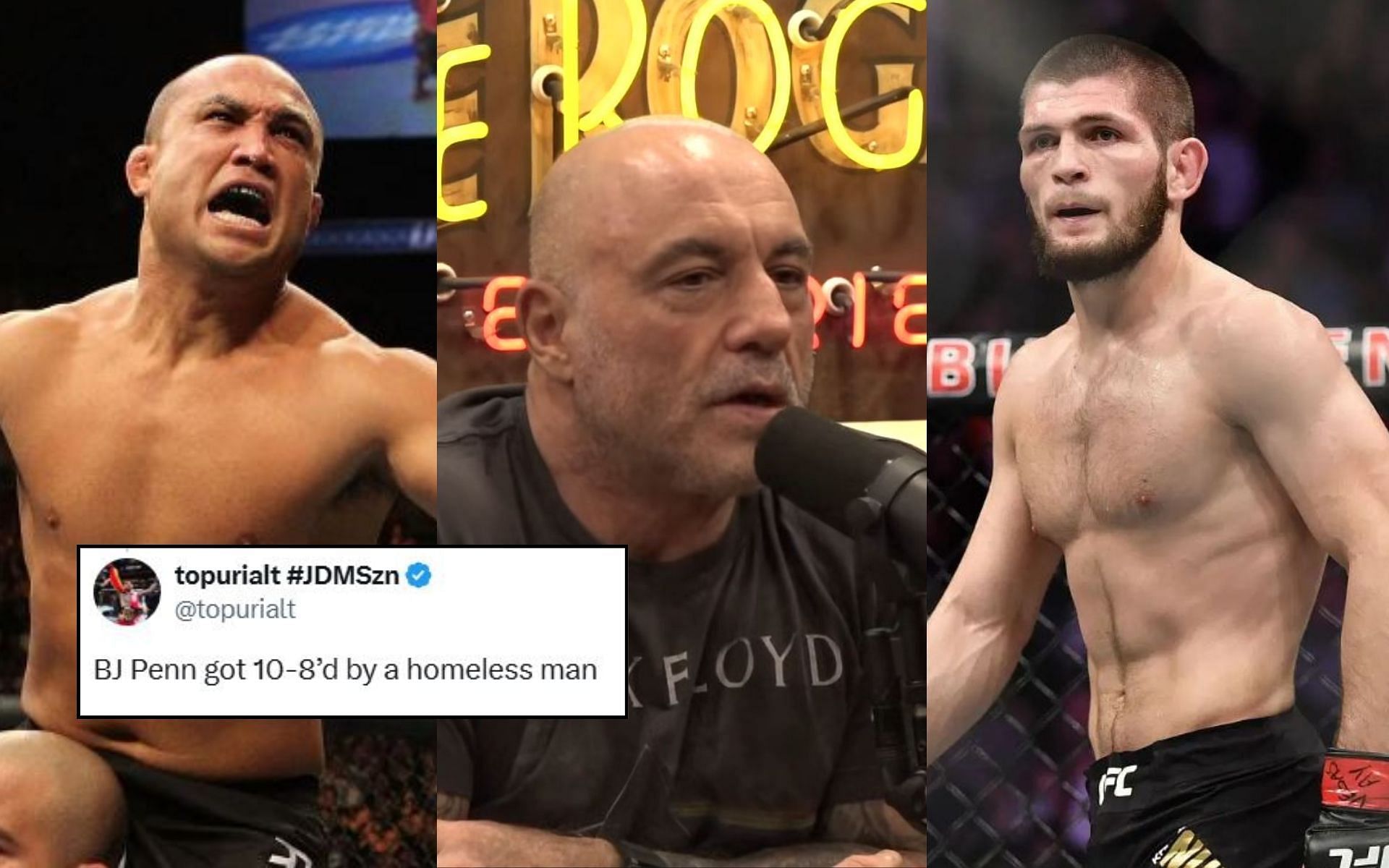 Fans react (insert) to Joe Rogan